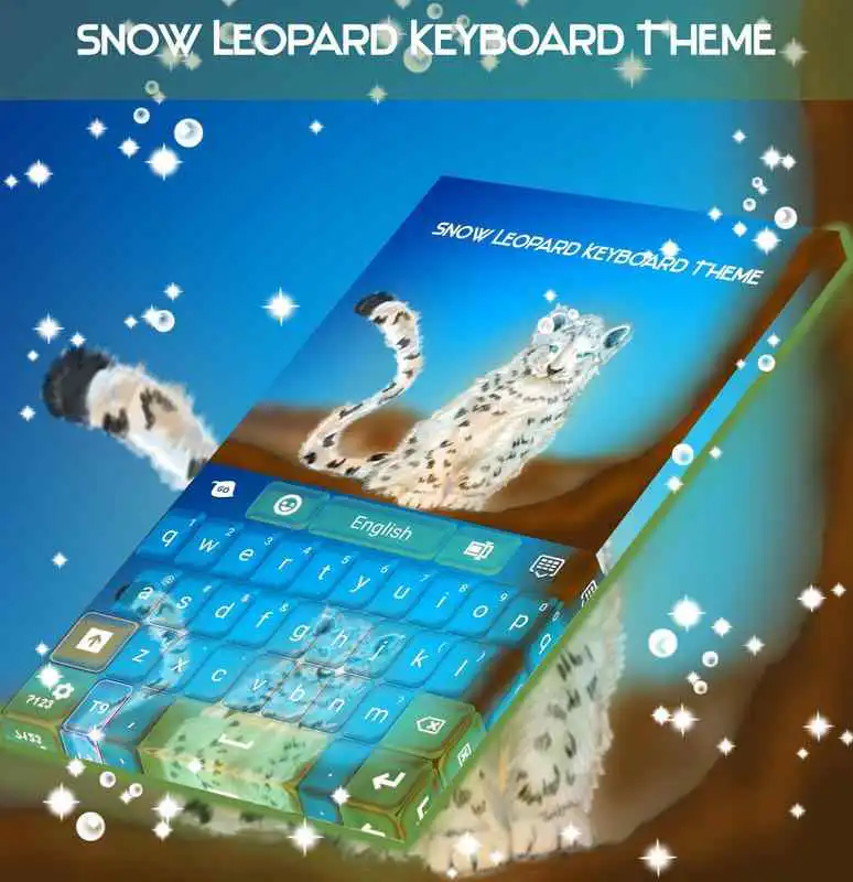Play Snow Leopard Keyboard Theme
