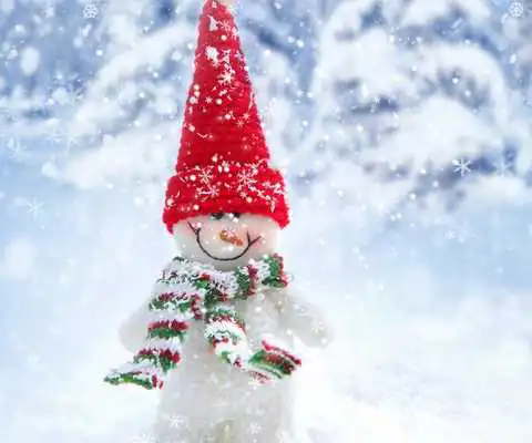 Play snowman christmas wallpaper
