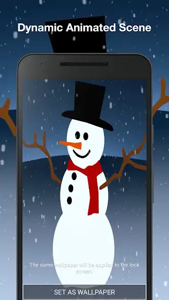 Play Snowman Live Wallpaper Pro as an online game Snowman Live Wallpaper Pro with UptoPlay