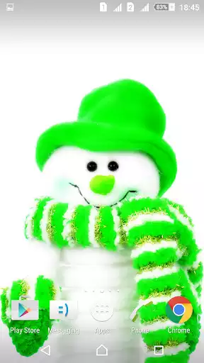 Play Snowman Live Wallpaper as an online game Snowman Live Wallpaper with UptoPlay