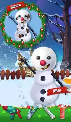 Play Snowman Makeover Salon