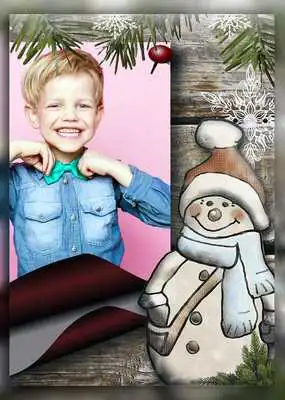 Play Snowman Photo Frames
