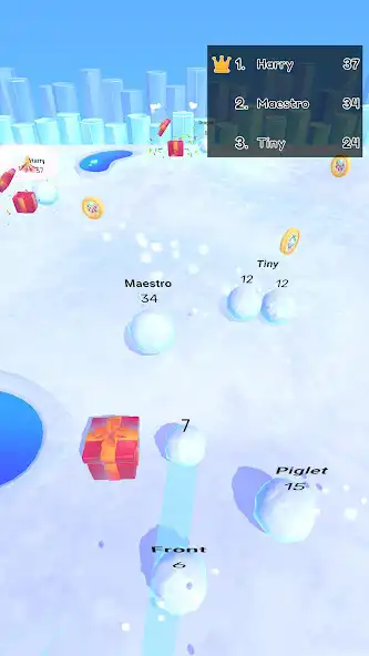 Play SnowMath.io as an online game SnowMath.io with UptoPlay