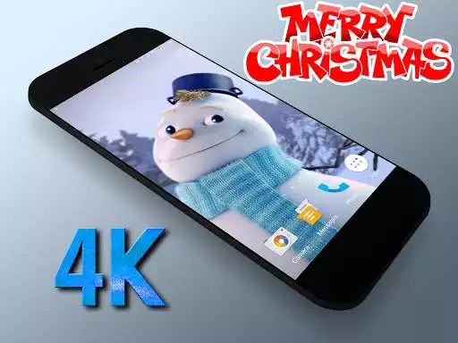 Play Snowmen Live Wallpaper