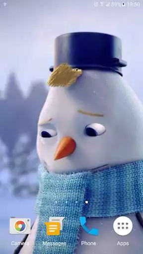Play Snowmen Live Wallpaper