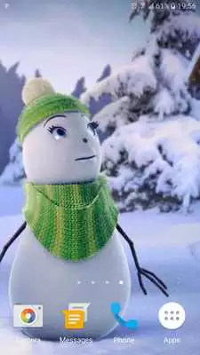 Play Snowmen Live Wallpaper