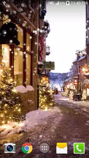Play Snow Night Live Wallpaper HD as an online game Snow Night Live Wallpaper HD with UptoPlay