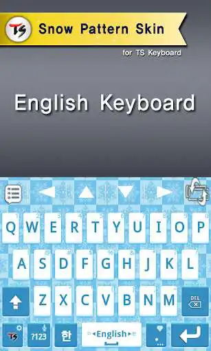 Play Snow Pattern for TS Keyboard Play Snow Pattern for TS Keyboard