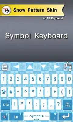 Play Snow Pattern for TS Keyboard Play Snow Pattern for TS Keyboard
