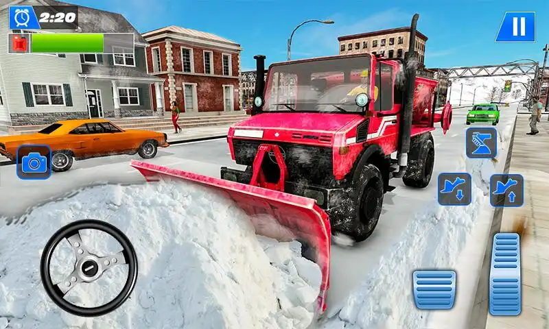 Play Snow Plow Winter City Rescue  and enjoy Snow Plow Winter City Rescue with UptoPlay
