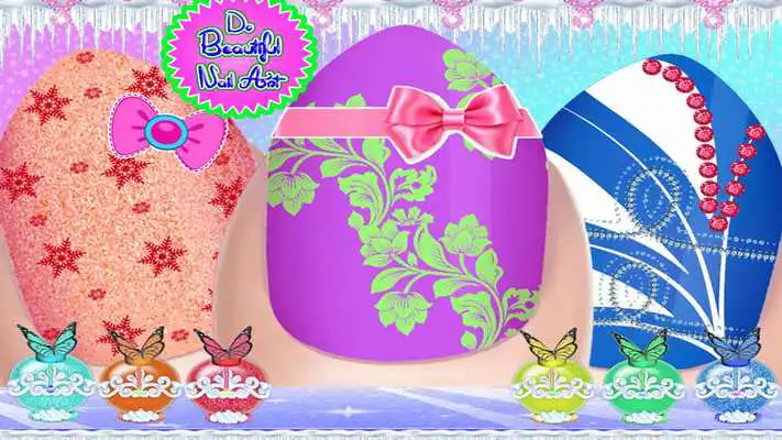 Play Snow Princess Nail Art Salon