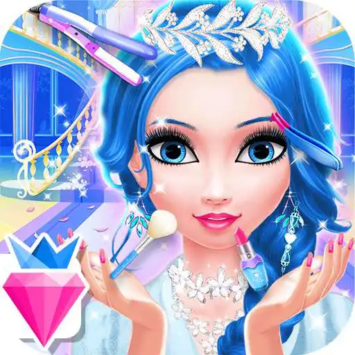 Play Snow Princess Salon Makeover Dress Up for Girls APK