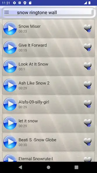 Play snow ringtone wall  and enjoy snow ringtone wall with UptoPlay