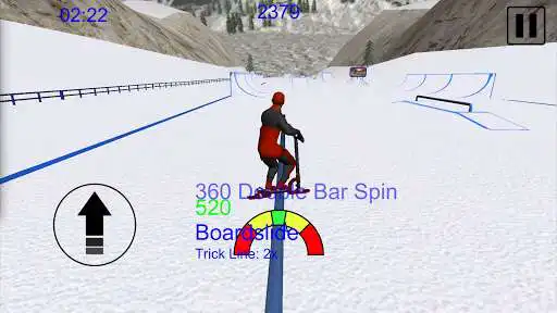 Play Snowscooter Freestyle Mountain as an online game Snowscooter Freestyle Mountain with UptoPlay