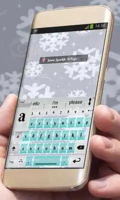 Play Snow Sparkle AiType Theme Play Snow Sparkle AiType Theme