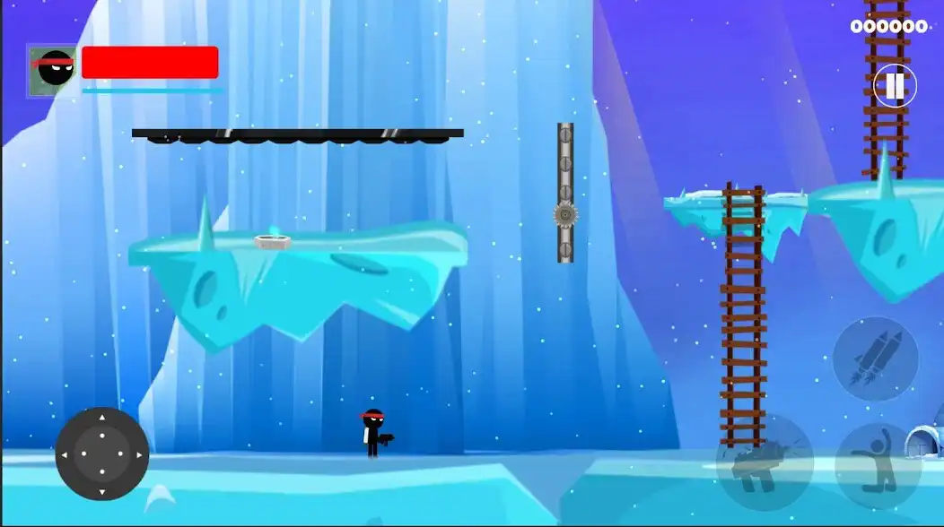 Play Snowstrike Stickman Hero Ninja as an online game Snowstrike Stickman Hero Ninja with UptoPlay