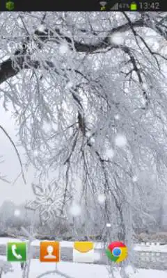 Play Snowtree Livewallpaper