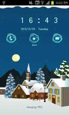 Play snow village go locker theme