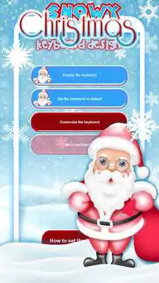 Play Snowy Christmas Keyboard Design