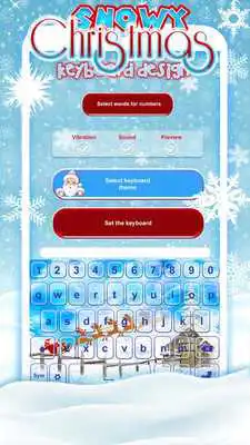 Play Snowy Christmas Keyboard Design