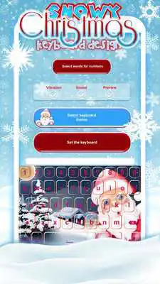 Play Snowy Christmas Keyboard Design