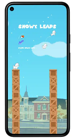 Play Snowy Leaps  and enjoy Snowy Leaps with UptoPlay