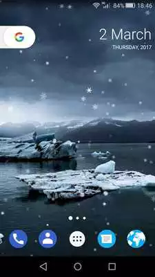 Play Snowy Live Wallpaper
