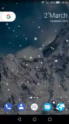 Play Snowy Live Wallpaper