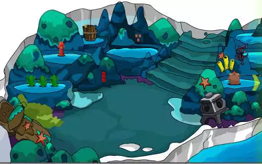 Play Snowy Rabbit Escape as an online game Snowy Rabbit Escape with UptoPlay