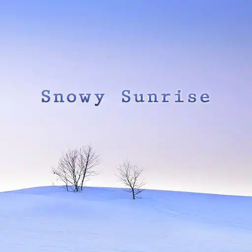 Play Snowy Sunrise Theme APK