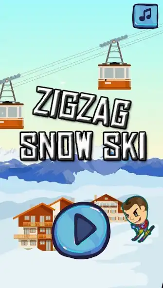 Play Snow ZigZag Ski  and enjoy Snow ZigZag Ski with UptoPlay