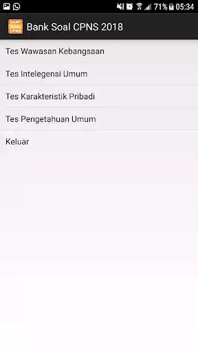 Play Soal CAT CPNS Terbaru 2018