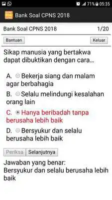 Play Soal CAT CPNS Terbaru 2018