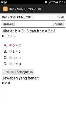 Play Soal CAT CPNS Terbaru 2018