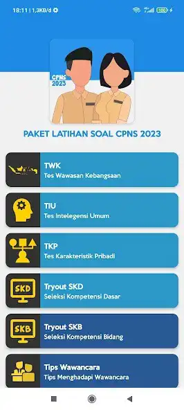 Play Soal CPNS 2023 - Latihan CAT as an online game Soal CPNS 2023 - Latihan CAT with UptoPlay