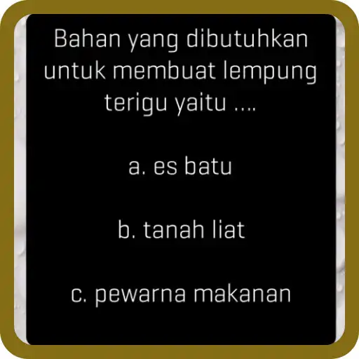 Play Soal Kelas 1 SD Tema 5 st 3 APK