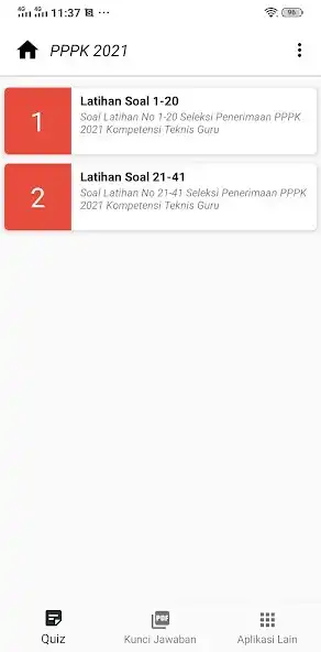 Play Soal PPPK Kompetensi Teknis Guru as an online game Soal PPPK Kompetensi Teknis Guru with UptoPlay