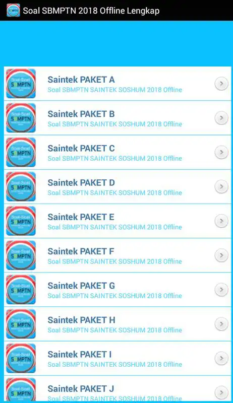 Play Soal SBMPTN dan SNMPTN 2018 Offline