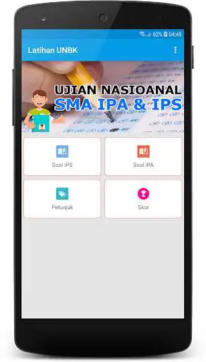 Play Soal Tes Simulasi UNBK SMA as an online game Soal Tes Simulasi UNBK SMA with UptoPlay