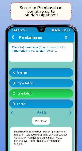 Play Soal TOEFL Structure dan Pembahasan Offline  and enjoy Soal TOEFL Structure dan Pembahasan Offline with UptoPlay