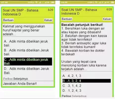 Play Soal UN USBN SMP 2018 Offline (Ujian Nasional)