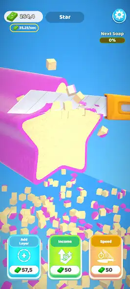 Play Soap ASMR - Merge  Cut as an online game Soap ASMR - Merge  Cut with UptoPlay