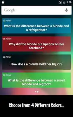 Play So Blonde - Joke Widget