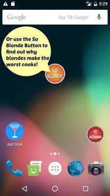 Play So Blonde - Joke Widget