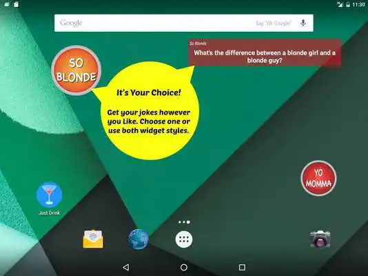 Play So Blonde - Joke Widget
