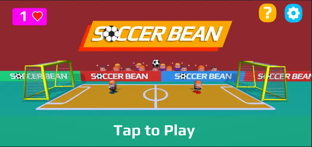 Play Soccer Bean as an online game Soccer Bean with UptoPlay