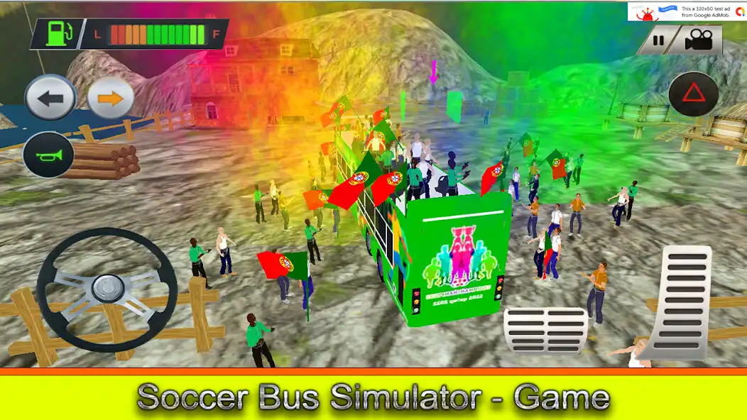 Play Soccer Bus Simulator - Game as an online game Soccer Bus Simulator - Game with UptoPlay