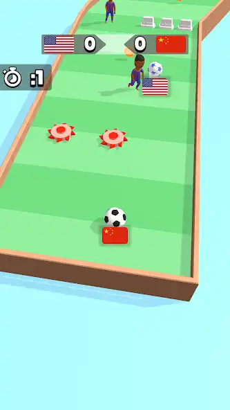 Play Soccer Dash as an online game Soccer Dash with UptoPlay