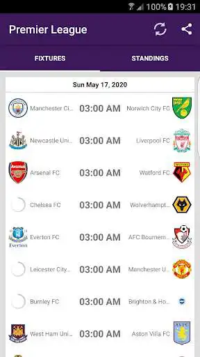 Play APK Soccer EPL Calendar  and enjoy Soccer EPL Calendar with UptoPlay com.it.transferimento