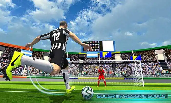 Play Soccer Free Kick Football Champion 2018